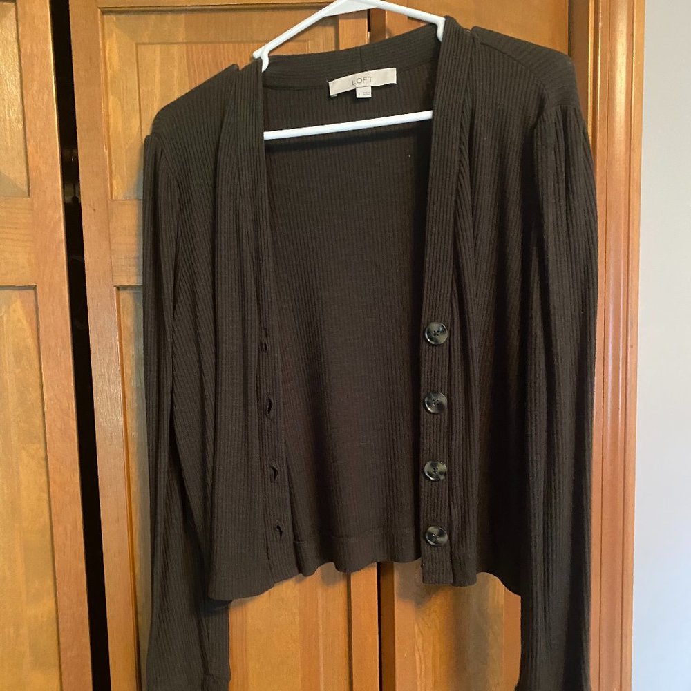 Long sleeve button up cardigan